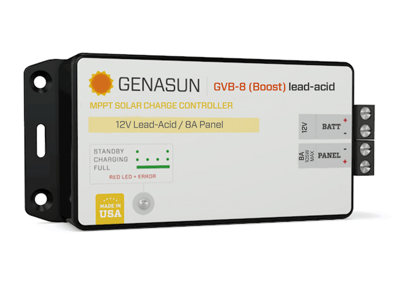 Genasun GVB 8 Boost 105W 210W 325W 350W Solar charge controller with MPPT