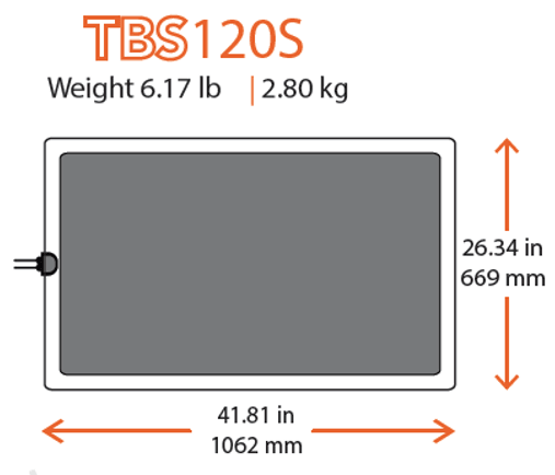 TBS120S 120 Watt Solar Panel- Low Profile Junction - 4thDsolar