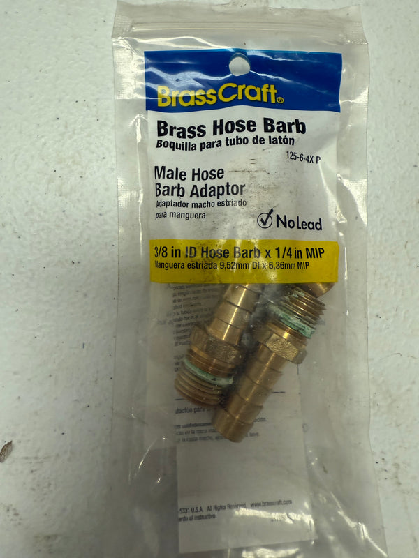 Brass hose Barb