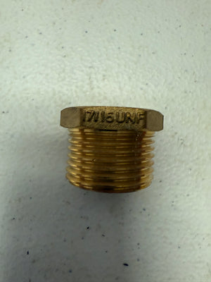 Brass pipe fitting