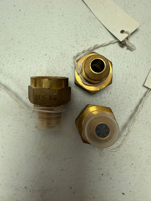 Brass faucet adapter
