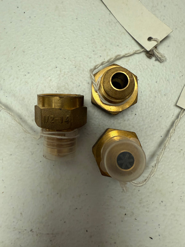 Brass faucet adapter