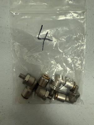 Push to connect elbow tube