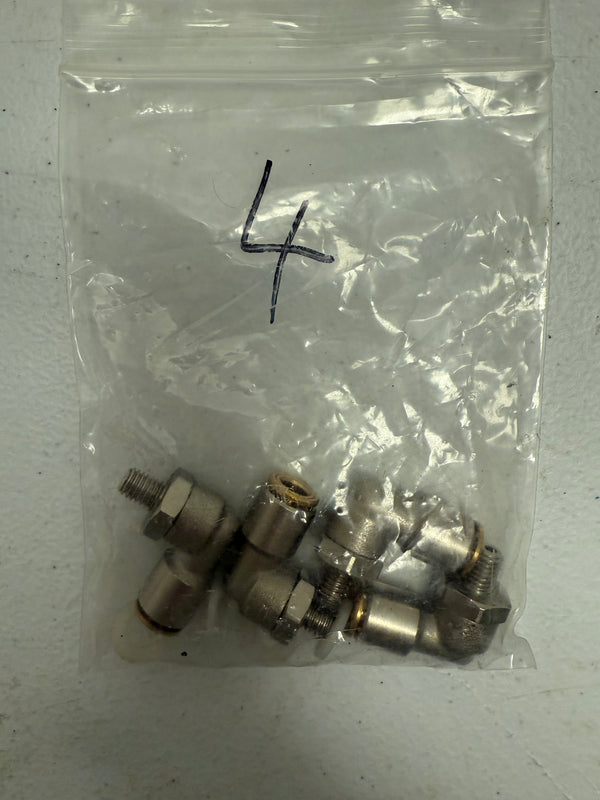 Push to connect elbow tube