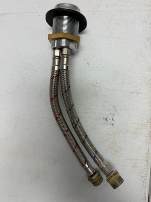 Faucet connector with flexible hoses