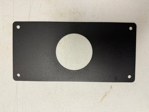 Black plated metal piece