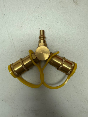 Propane quick connecter