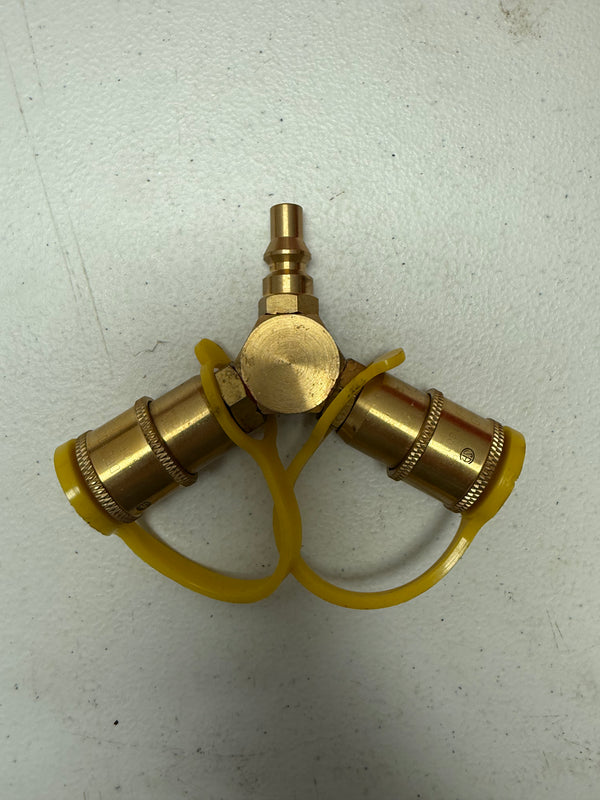 Propane quick connecter