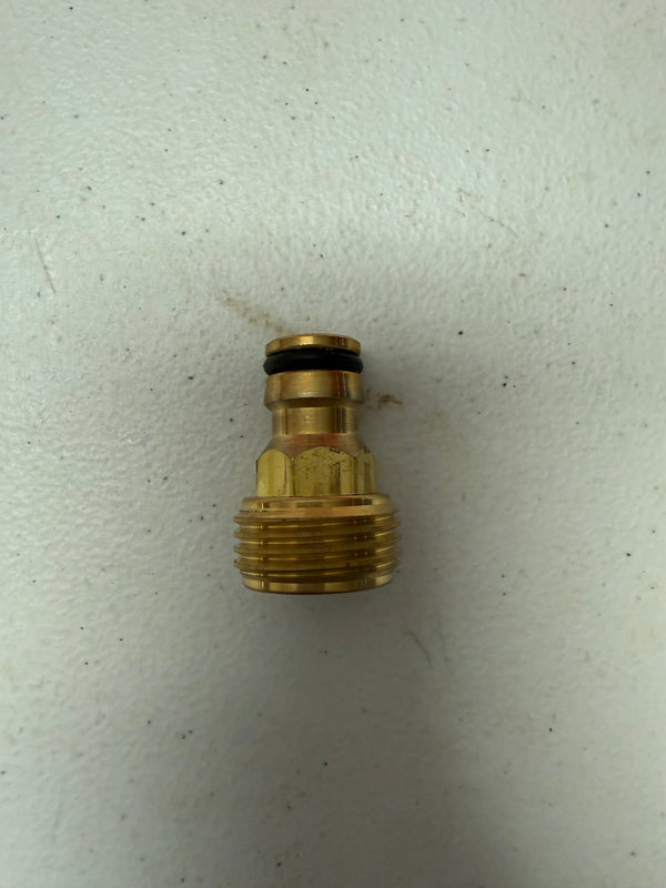 Brass hose adapter