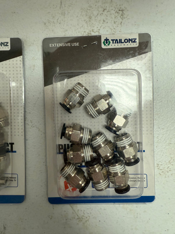 Push to connect fittings