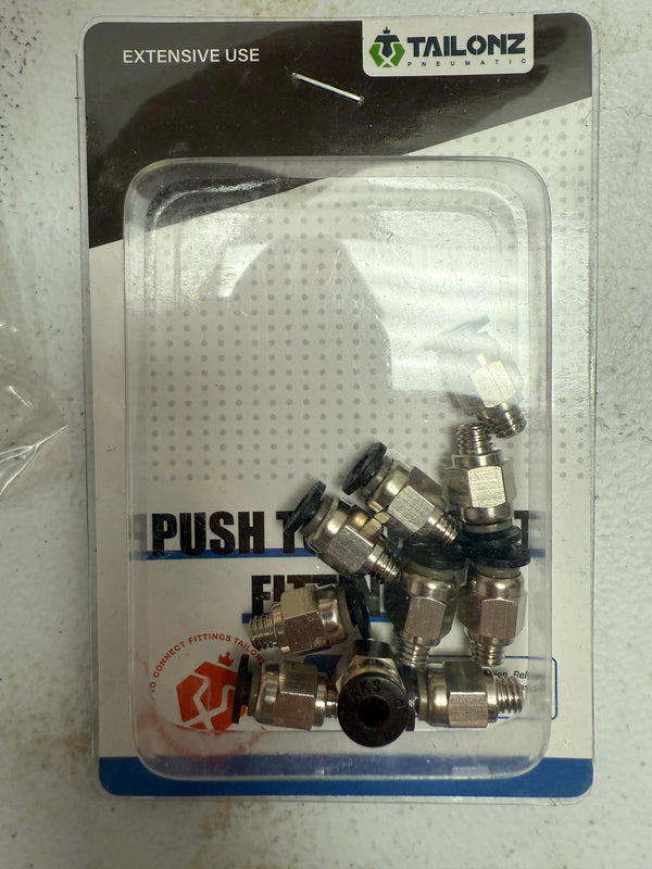 Push to connect fittings pack