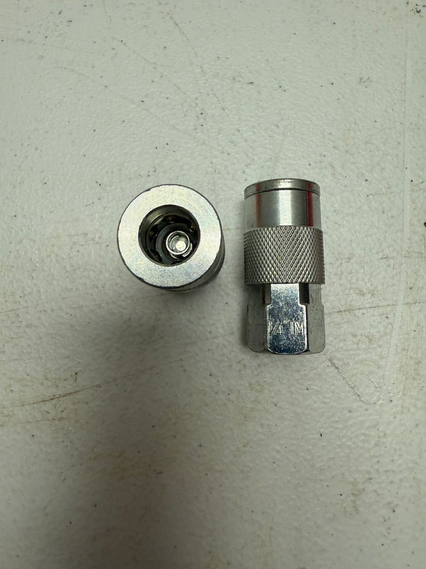 Steel industrial quick coupler