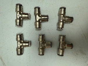 Push to connect union fittings