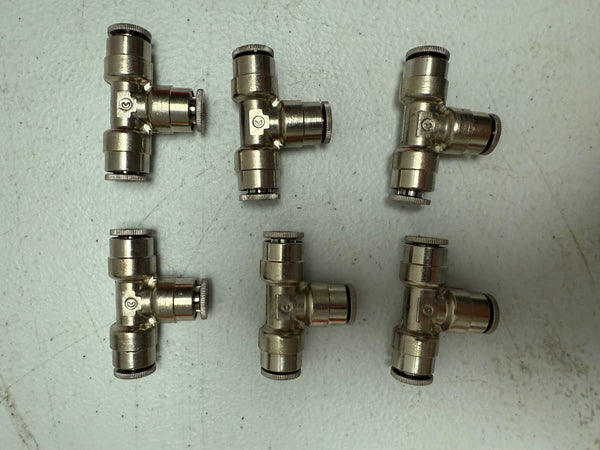 Push to connect union fittings