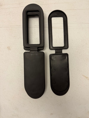 Plastic battery cover
