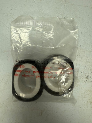 Replacement inlet filter elements