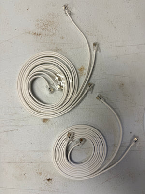 White cables