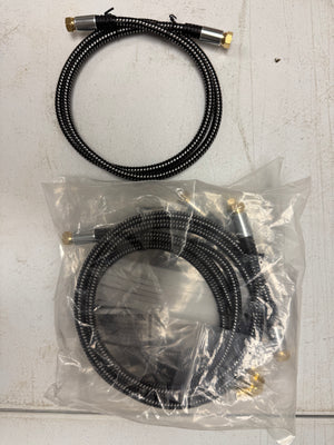 Black video cables