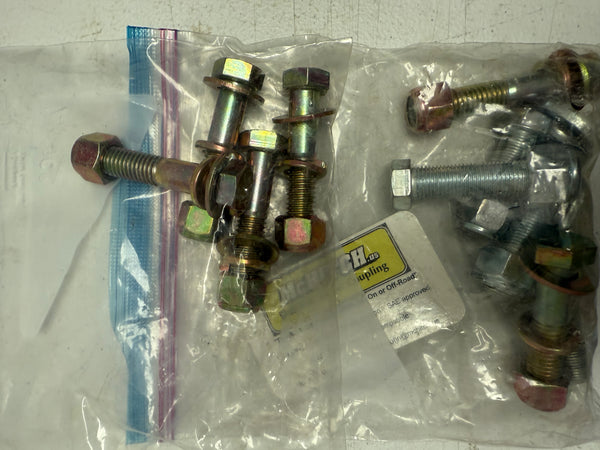 Hex bolts nuts and washer bags