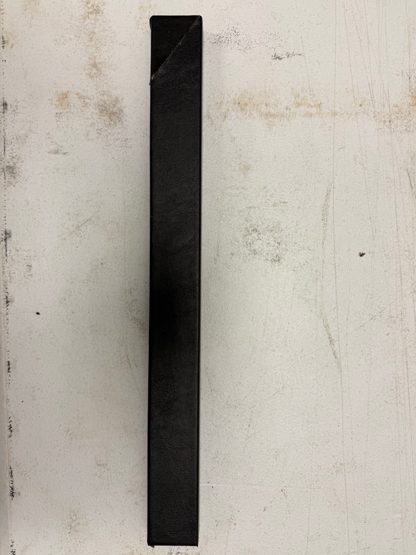 Leather covers black beam