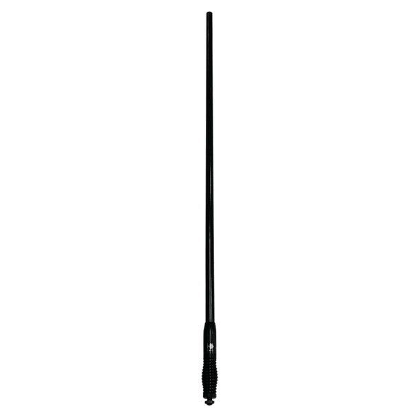 RFI LTE Antenna- CDQ7195 - 4G LTE Cellular Mobile Antenna - 698-2700 MHz (Black Radome / Black Chrome Spring) - 4thDsolar