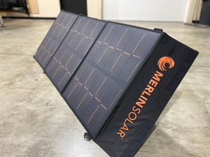 4thD Solar with Merlin Grid- Panther 200 Portable 200 Watt Solar Panel
