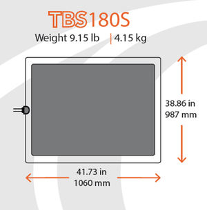TBS180S 180 Watt Solar Panel- Low Profile Junction - 4thDsolar
