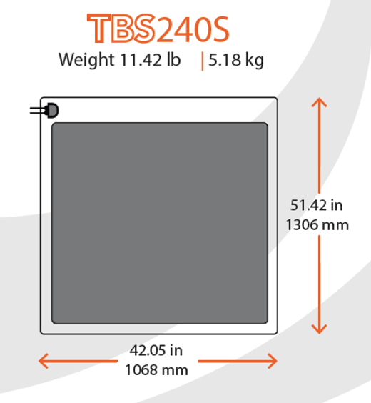 TBS240S 240 Watt Solar Panel- Low Profile Junction - 4thDsolar